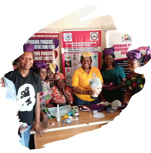 AACSGBV empowering women in hat making